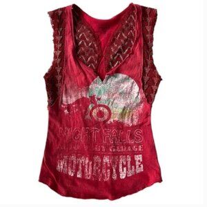 We the free size XS lace trimmed tank top